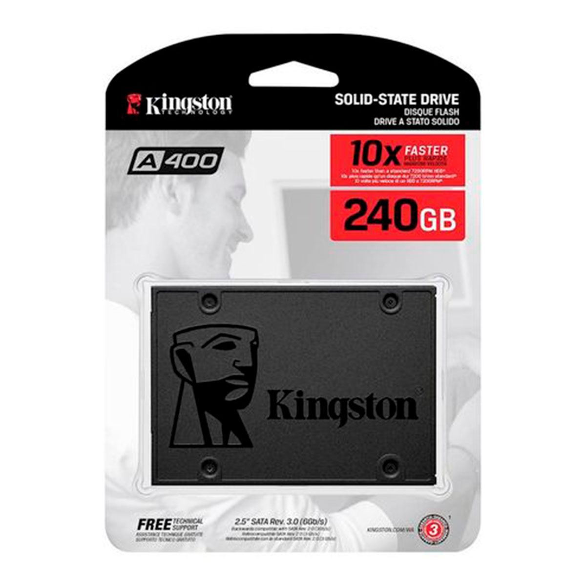 0410957 KINGSTON                                                     | DISCO SSD A400 240 GB SATA INTERNO 7 MM (1219)                                                                                                                                                                                                  