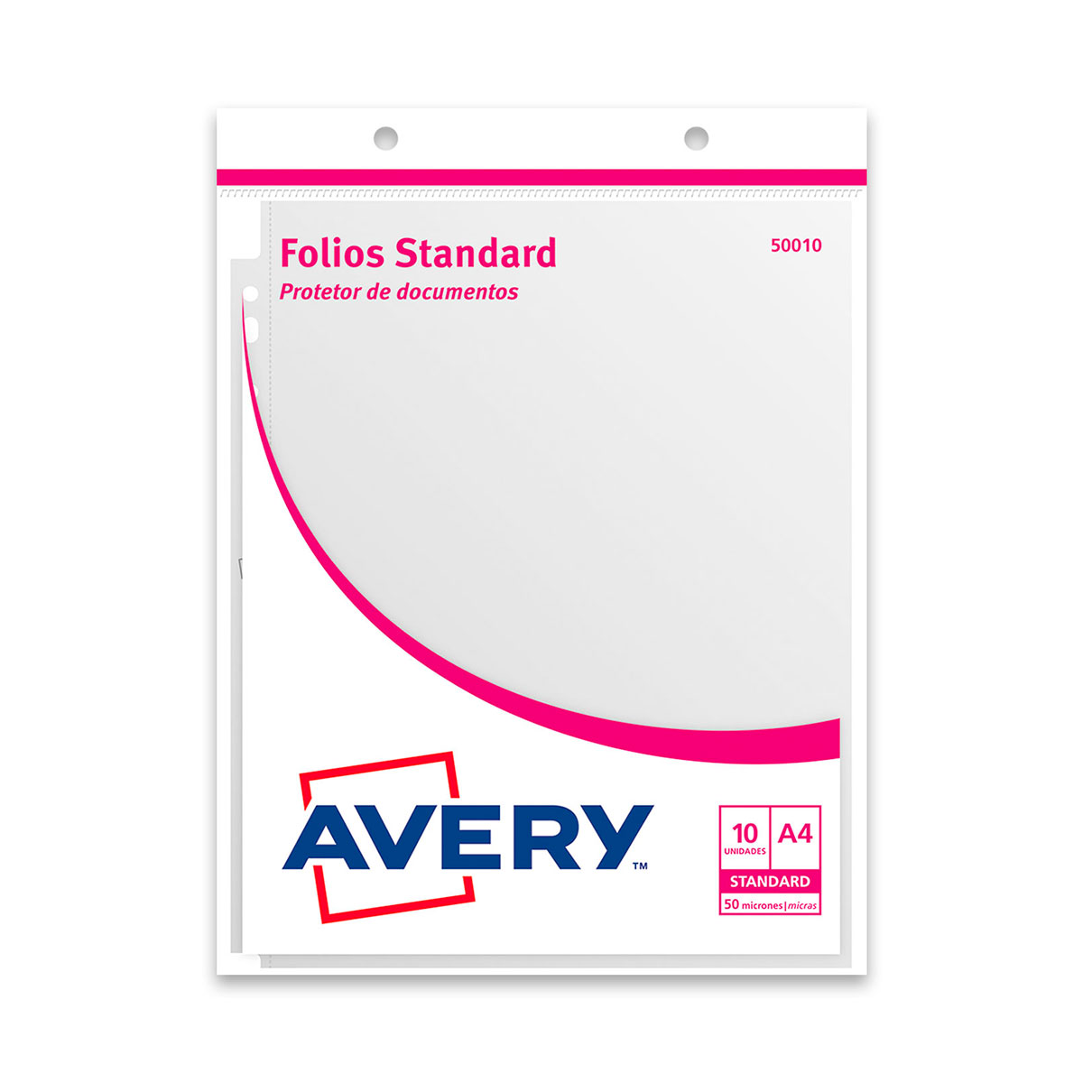 051010 AVERY                                                        | FOLIOS STANDARD 10 FOLIOS 50MIC OFICIO                                                                                                                                                                                                          