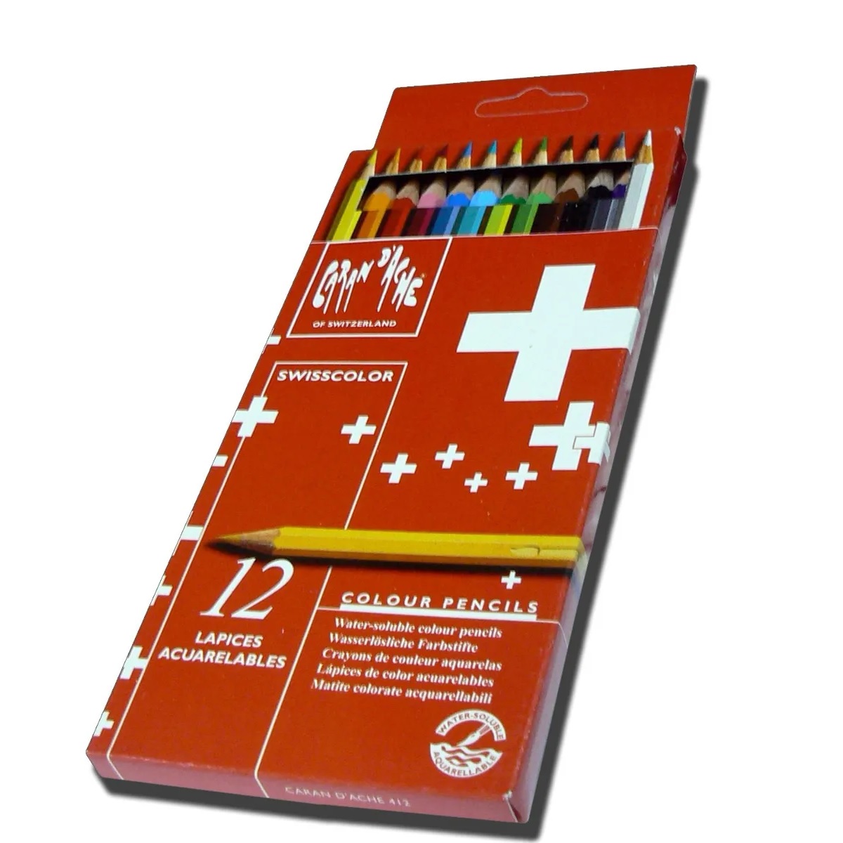 08902507912 CARAN D ACHE                                                 | LAPICES SWISSCOLOR CAJA POR 12 COLORES                                                                                                                                                                                                          