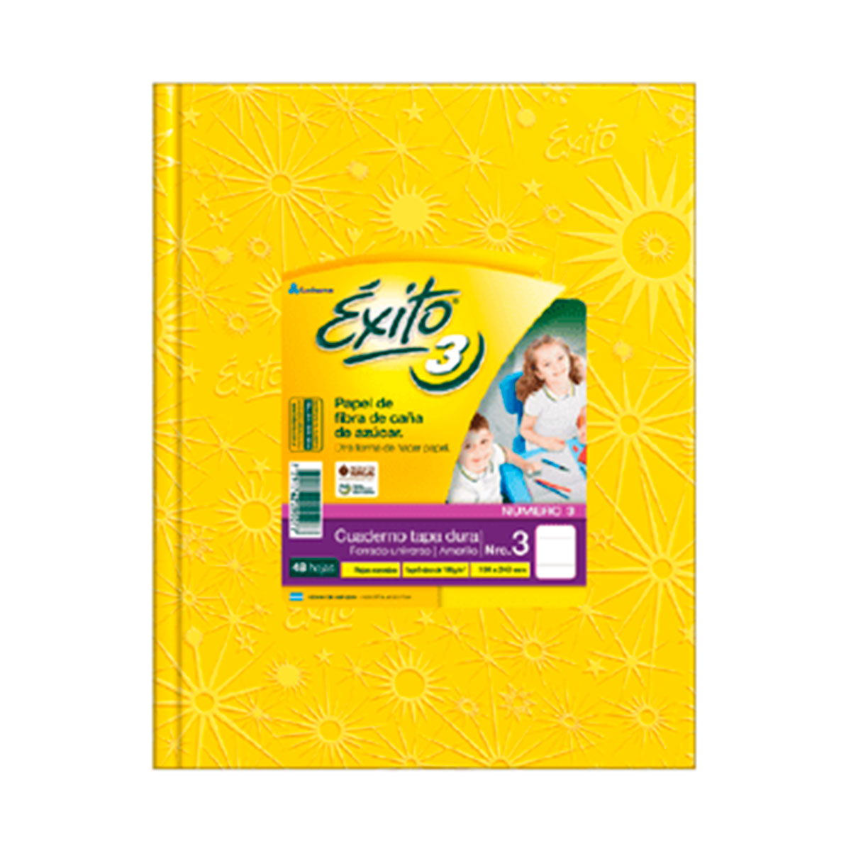 100946 EXITO                                                        | CUADERNO Nº3 48 HOJAS RAYADAS AMARILLO                                                                                                                                                                                                          