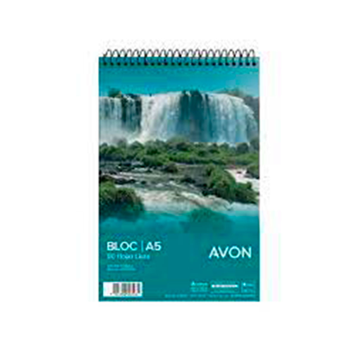 103243 AVON                                                         | BLOCK ESPIRAL A5 80 HOJAS LISAS                                                                                                                                                                                                                 