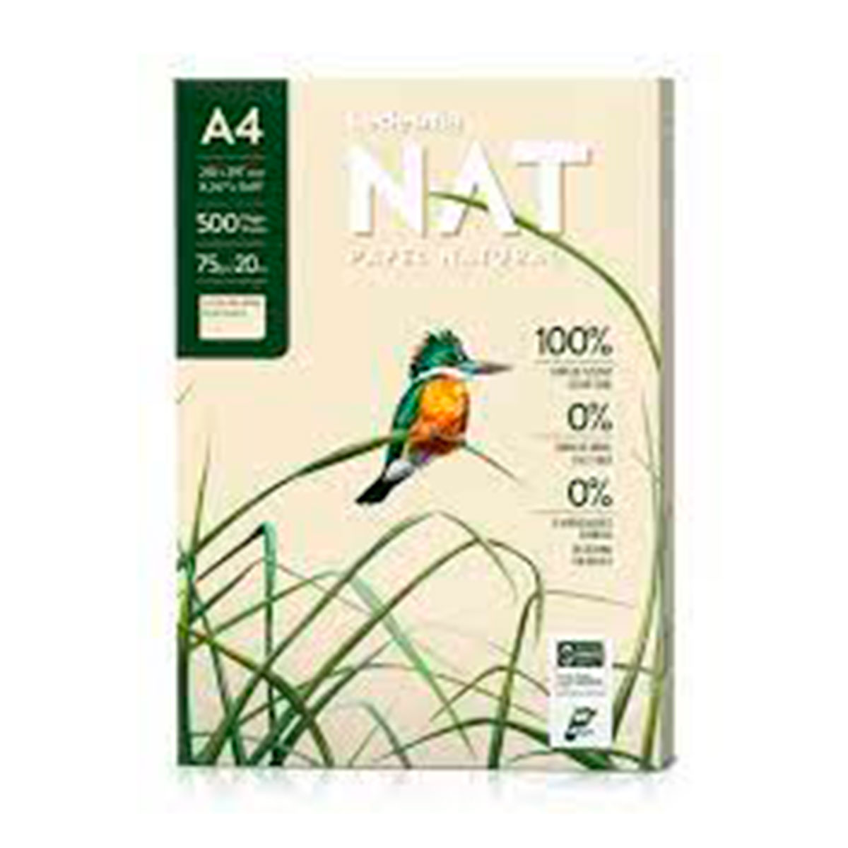 104295 NAT                                                          | RESMA A4 NAT 75 GRAMOS 500 HOJAS PAPEL                                                                                                                                                                                                          