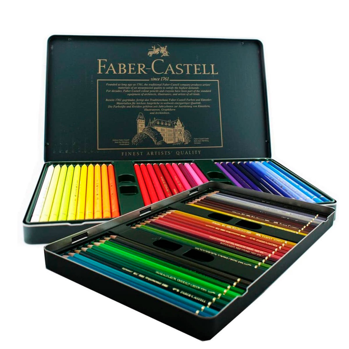 110060 FABER-CASTELL                                                | LAPICES POLYCHROMOS ESTUCHE POR 60 UNIDADES LATA                                                                                                                                                                                                