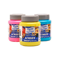 1225-20 ACRILEX                                                      | PINTURA TELA POR 250 ML NEGRO                                                                                                                                                                                                                   