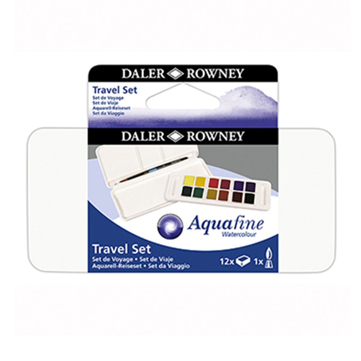 131900001 AQUAFINE                                                     | ACUARELA BANDEJA PLASTICA 12 COLORES                                                                                                                                                                                                            