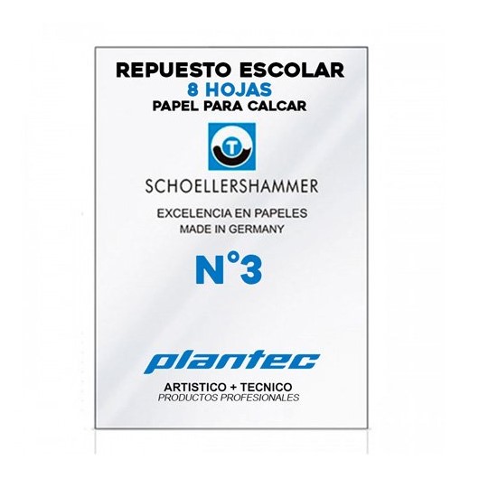 13561 PLANTEC                                                      | CALCO 50/55 GRAMOS 8 HOJAS Nº 3                                                                                                                                                                                                                 