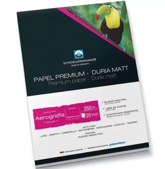 13759 PLANTEC                                                      | BLOCK PAPEL DURIA MATT 35X50CM X20HJS 250 GRAMOS                                                                                                                                                                                                