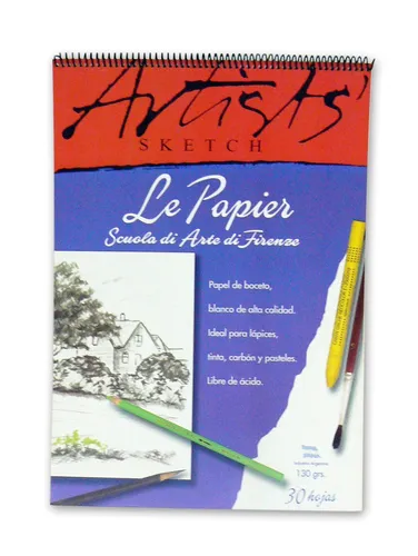 174025031303 LE PAPIER                                                    | BLOCK DIBUJO 35 X 47 CON ESPIRAL 130 GRAMOS POR 30 HOJAS                                                                                                                                                                                        