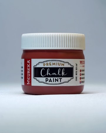 202062-11 EUREKA                                                       | PINTURA PREMIUM CHALK PAINT 100CC ROJO OXIDO