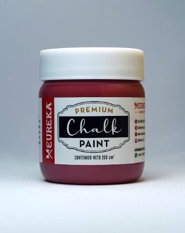 202065-12 EUREKA                                                       | PINTURA PREMIUM CHALK PAINT 200CC ROJO INDIO