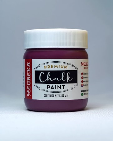 202065-19 EUREKA                                                       | PINTURA PREMIUM CHALK PAINT 200CC MERLOT