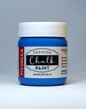 202065-23 EUREKA                                                       | PINTURA PREMIUM CHALK PAINT 200CC AZUL GRECIA