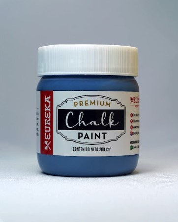 202065-24 EUREKA                                                       | PINTURA PREMIUM CHALK PAINT 200CC VICENT BLUE