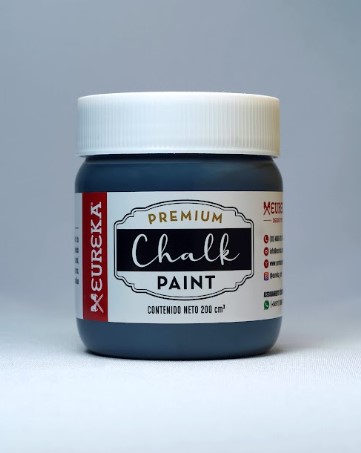 202065-25 EUREKA                                                       | PINTURA PREMIUM CHALK PAINT 200CC AZUL AVAL