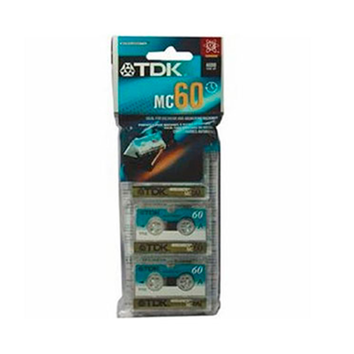 MICROCASSETTE MC 60 A X 3 UNIDADES