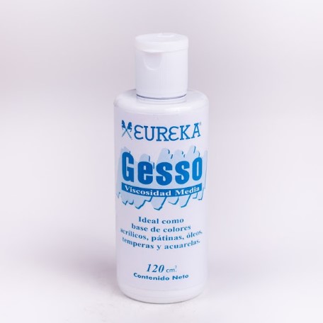 208074 EUREKA                                                       | GESSO DE VISCOSIDAD MEDIA 120 CC                                                                                                                                                                                                                