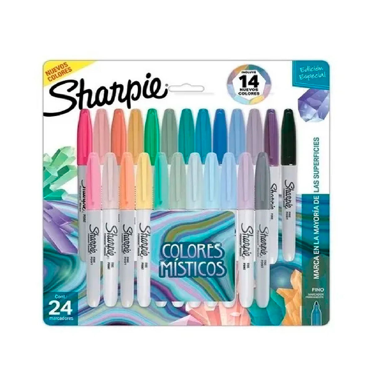 2155616 SHARPIE                                                      | MARCADOR MISTICOS 24 UNIDADES FINE ASST                                                                                                                                                                                                         