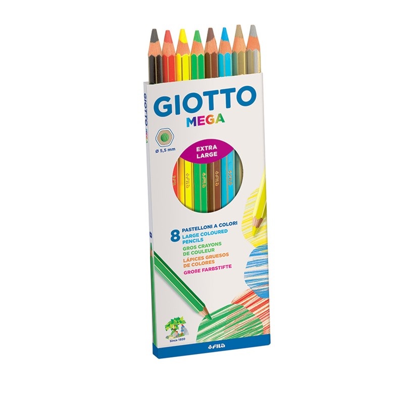 225600ES GIOTTO                                                       | LAPICES MEGA POR 12 COLORES LARGOS                                                                                                                                                                                                              