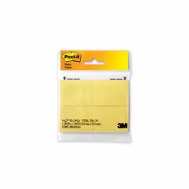 27558A POST-IT                                                      | NOTAS ADHESIVAS 653-4 PACK 4 BLOCKS 50 HOJAS AMARILLO                                                                                                                                                                                           