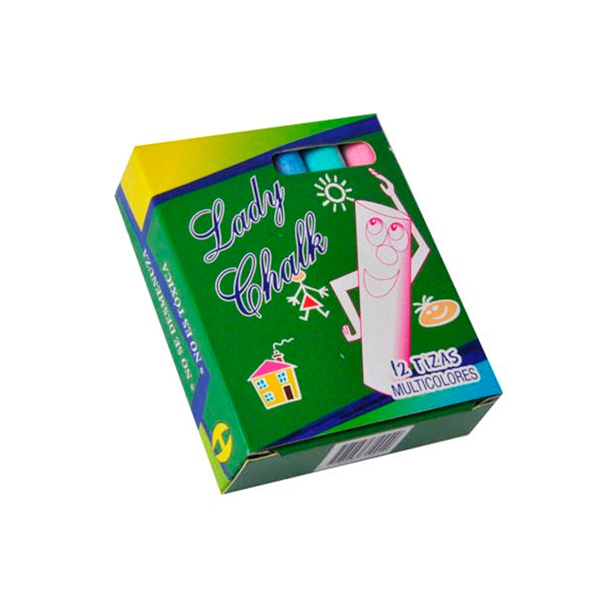 329-8212 LADY CHALK                                                   | TIZA COLOR CAJA X 12 UNIDADES                                                                                                                                                                                                                   