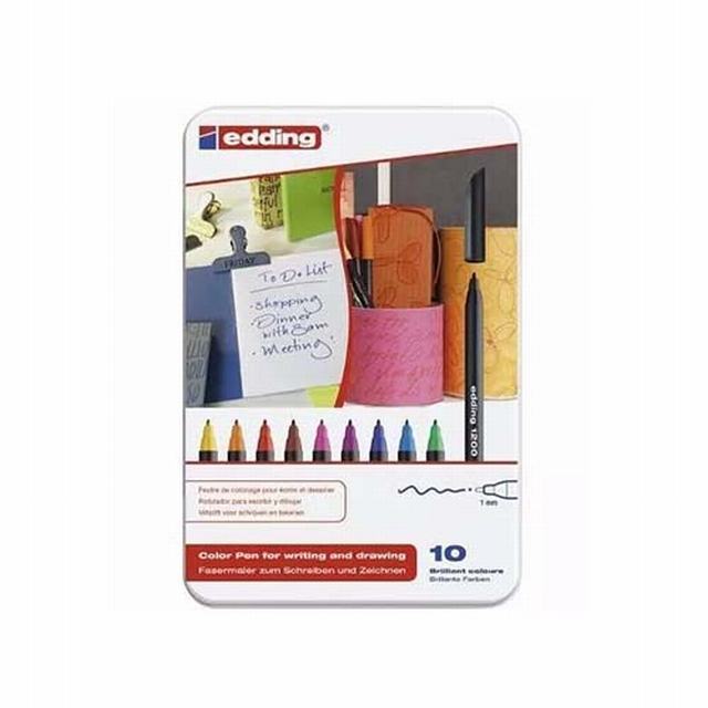 342099 EDDING                                                       | MARCADOR E1200 COLORPEN POR 10 UNIDADES                                                                                                                                                                                                         