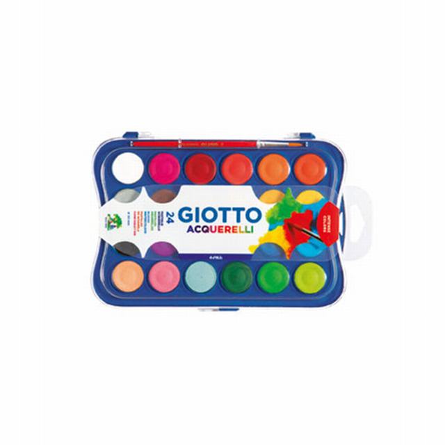 352400 GIOTTO                                                       | BANDEJA ACUARELA 24 COLORES + PINCEL                                                                                                                                                                                                            