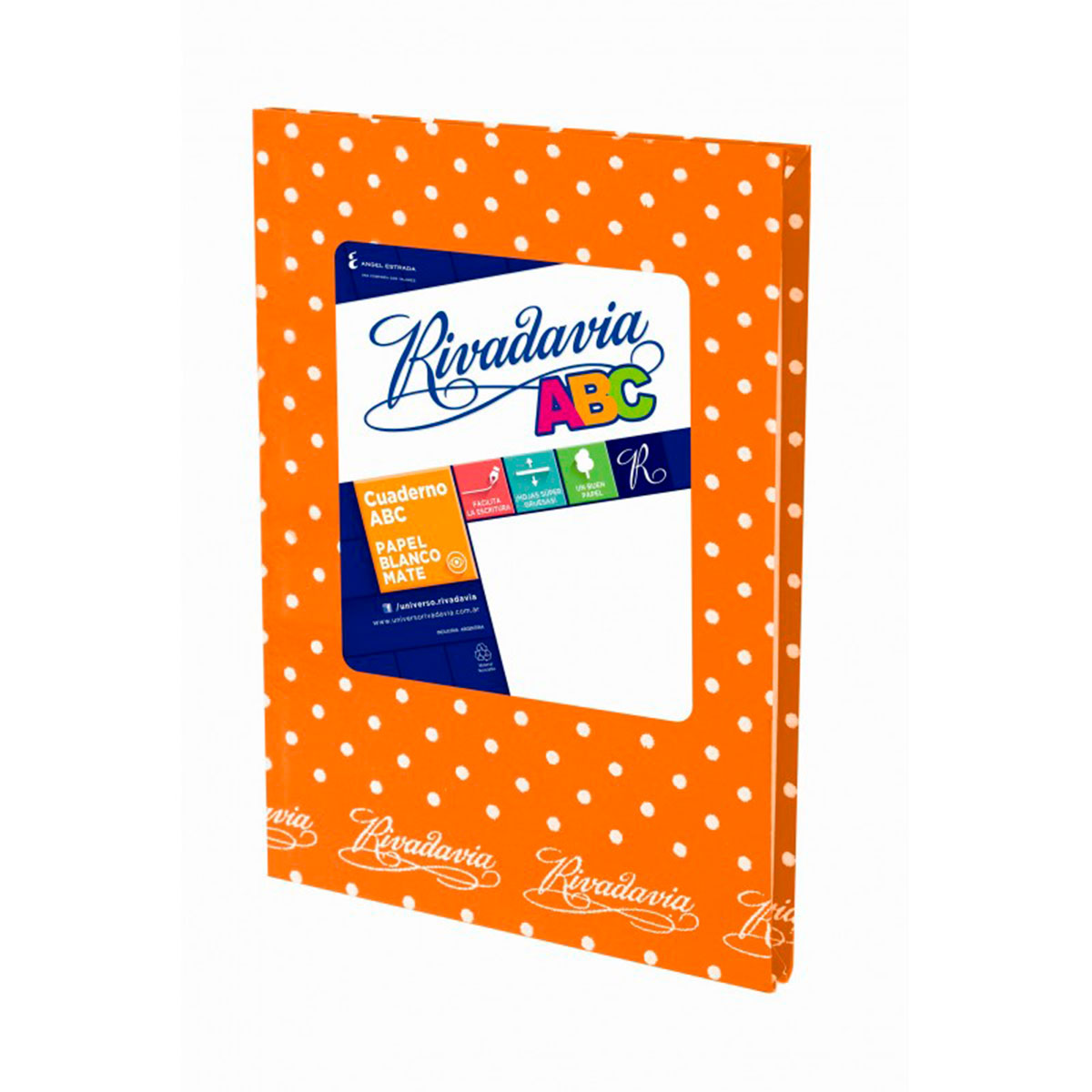 369041 RIVADAVIA                                                    | CUADERNO ABC LUNARES 50 HOJAS RAYADAS NARANJA                                                                                                                                                                                                   