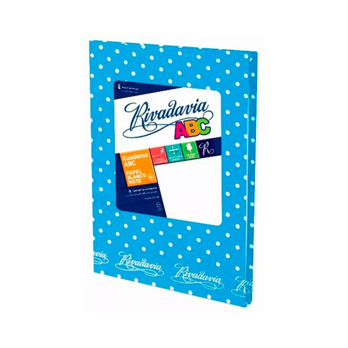 369071 RIVADAVIA                                                    | CUADERNO ABC LUNARES 50 HOJAS RAYADAS CELESTE                                                                                                                                                                                                   