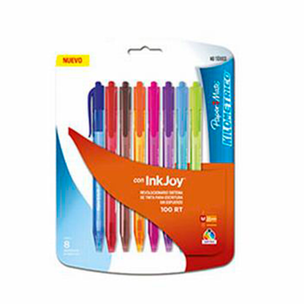 3746 PAPER-MATE                                                   | BOLIGRAFO KILOMETRICO INKJOY 100 RT POR 8 COLORES                                                                                                                                                                                               