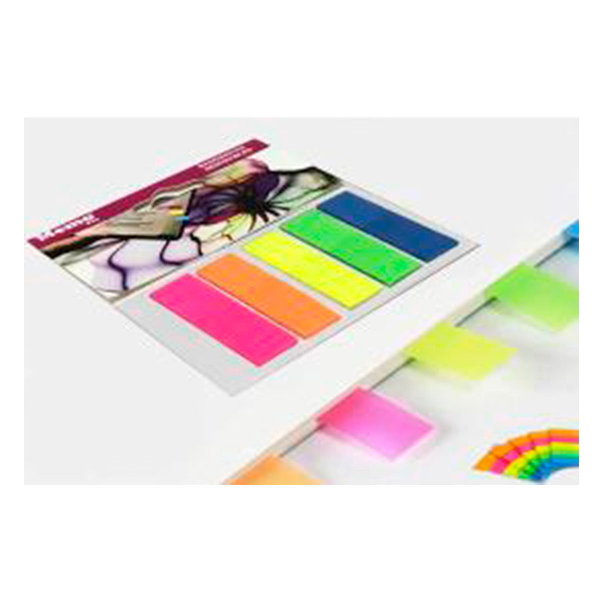 512MEMO MEMOFIX                                                      | BANDERITAS NEON POR 125 UNIDADES 12X44MM                                                                                                                                                                                                        