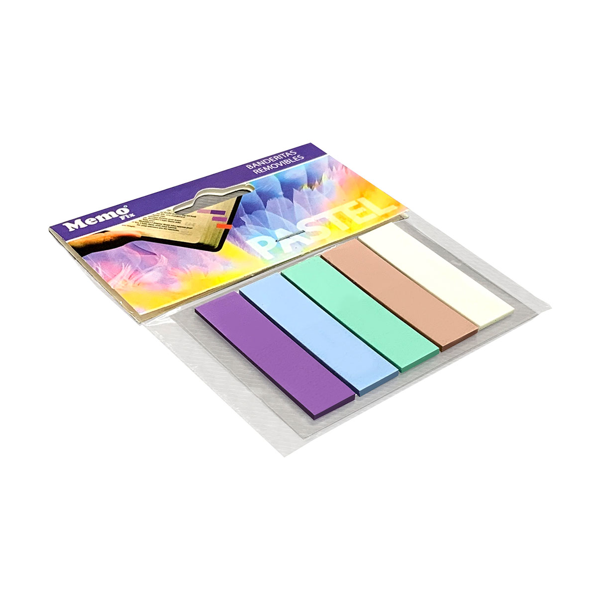 522 MEMOFIX                                                      | BANDERITAS PASTEL POR 125 UNIDADES 12X44MM                                                                                                                                                                                                      