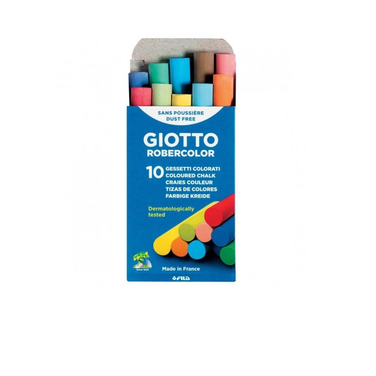 538900ES GIOTTO                                                       | TIZA COLOR CAJA POR 10 UNIDADES COLOR ROBERCOLOR                                                                                                                                                                                                