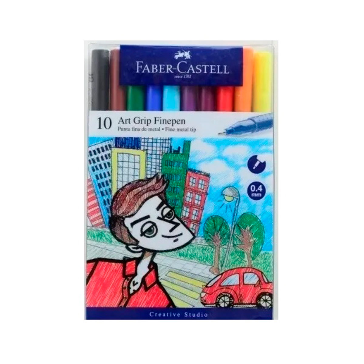 554710 FABER-CASTELL                                                | MICROFIBRA ART GRIP FP 30470 POR 10 UNIDADES                                                                                                                                                                                                    