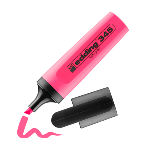 6610009 EDDING                                                       | RESALTADOR E342/345 HIGHLIGHTER ROSA                                                                                                                                                                                                            