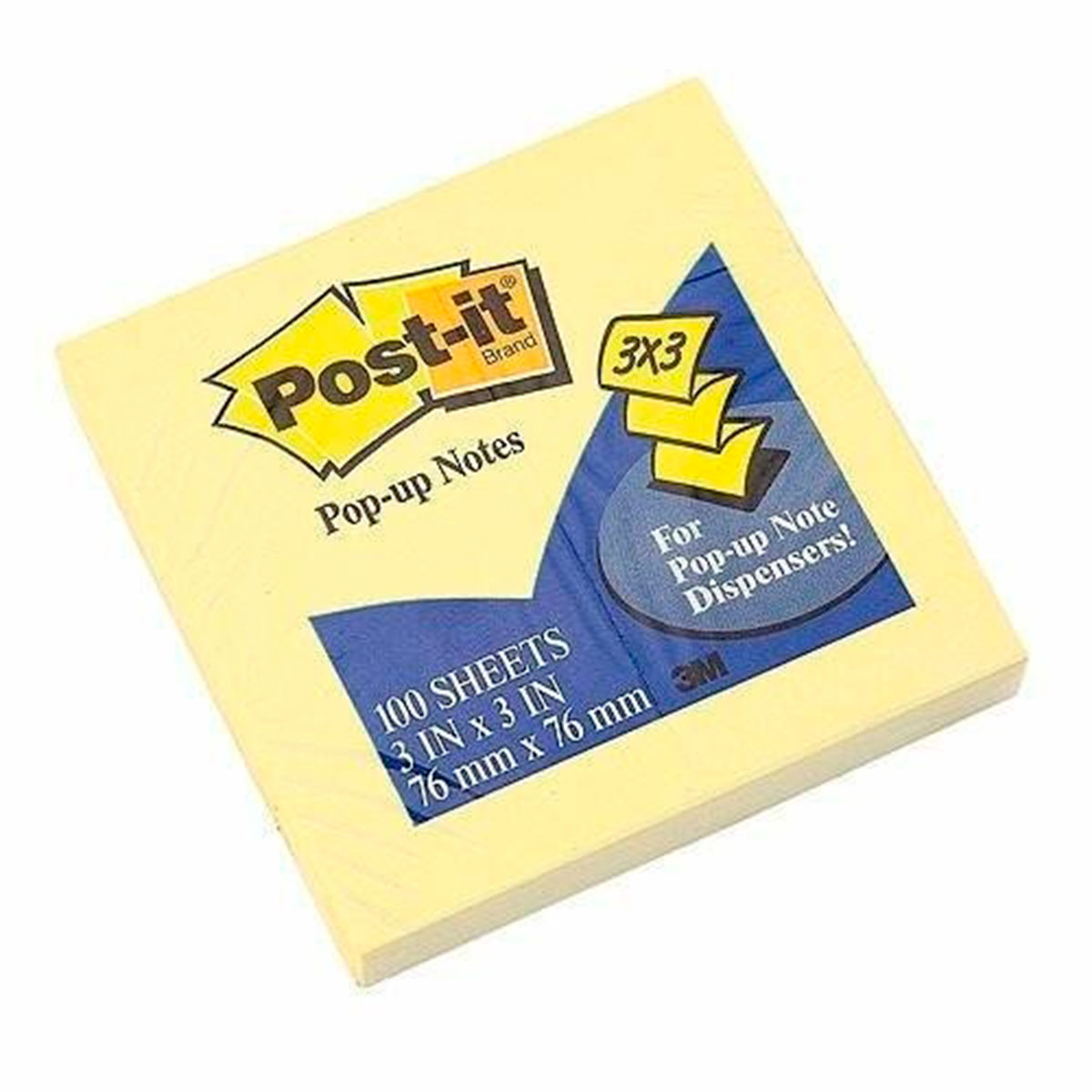 70071027760 POST-IT                                                      | NOTAS ADHESIVAS POP-UP R330 76 MM X 76 MM 100 HOJAS                                                                                                                                                                                             