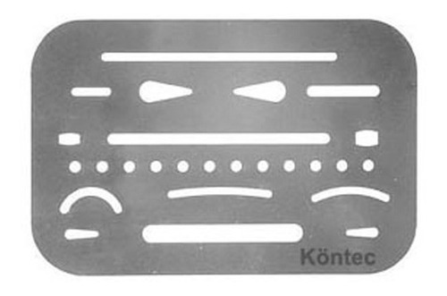 703590 KONTEC                                                       | ESCUDO DE BORRAR KONTEC BLISTER X 1                                                                                                                                                                                                             