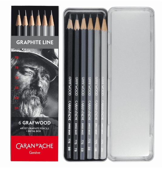 775.306 CARAN D ACHE                                                 | EXPERT GRAPHITE LINE 6 GRAPHWOOD                                                                                                                                                                                                                