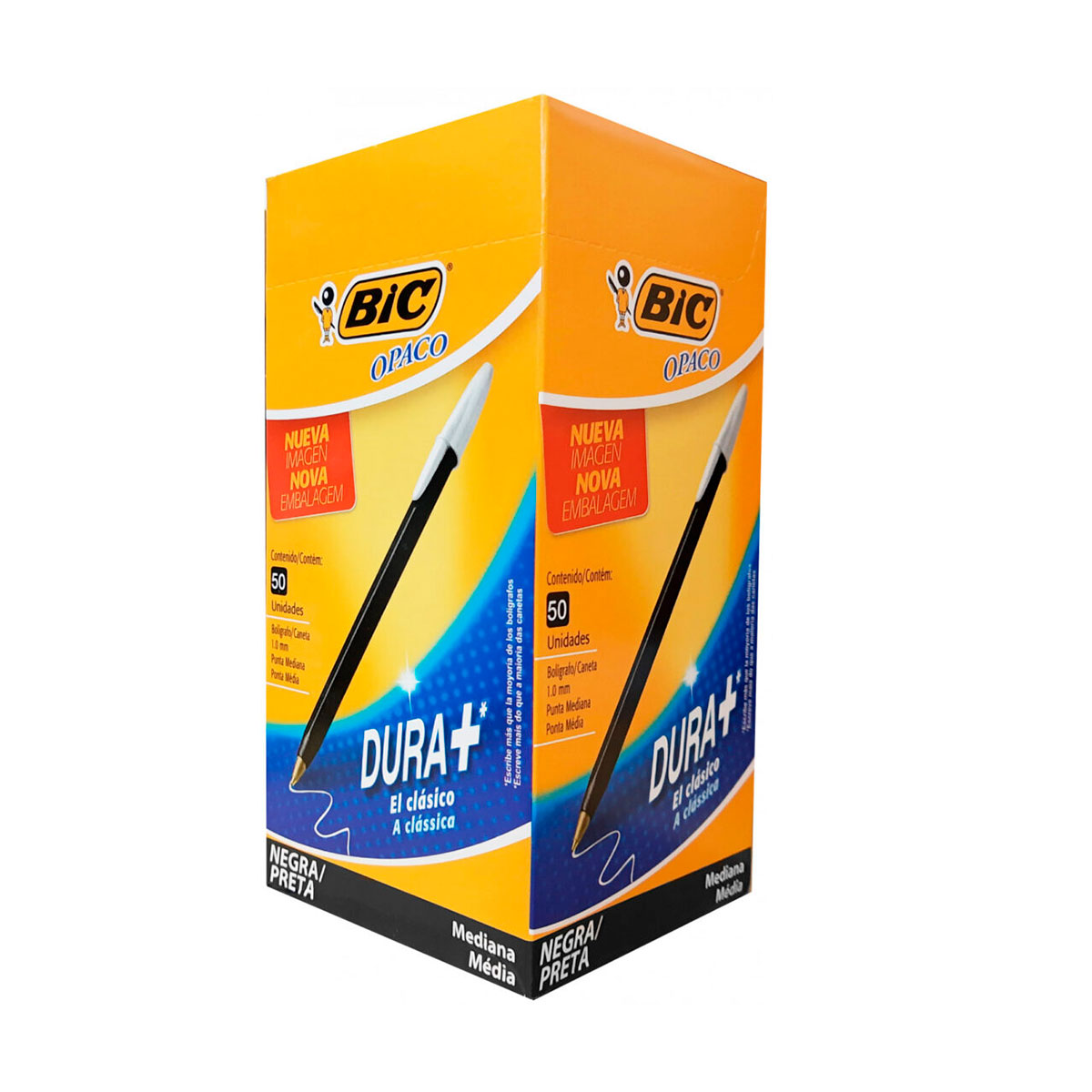 861846 BIC                                                          | BOLIGRAFO OPACO CAJA POR 50 UNIDADES NEGRO                                                                                                                                                                                                      