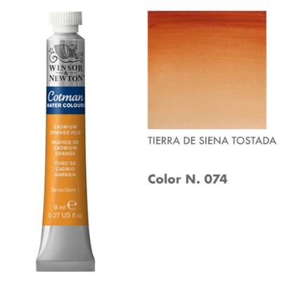 99888-1074 WINSOR & NEWTON                                              | ACUARELAS COTMAN 8 ML SIENA TOSTADA                                                                                                                                                                                                                       