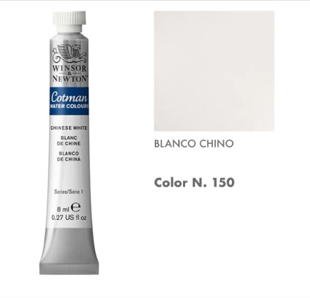 99888-1150 WINSOR & NEWTON                                              | ACUARELAS COTMAN 8 ML BLANCO DE CHINA                                                                                                                                                                                                                     