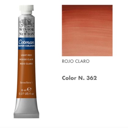 99888-1362 WINSOR & NEWTON                                              | ACUARELAS COTMAN 8 ML ROJO BRILLANTE                                                                                                                                                                                                                      