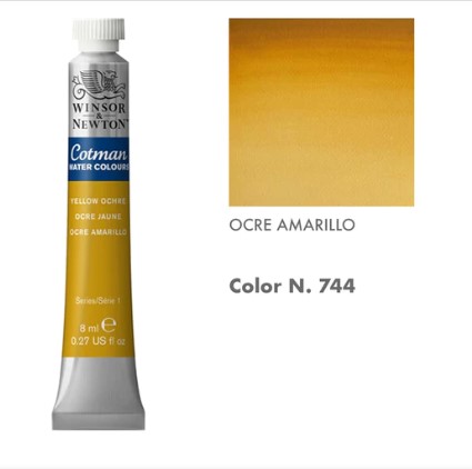 99888-1744 WINSOR & NEWTON                                              | ACUARELAS COTMAN 8 ML OCRE AMARILLO                                                                                                                                                                                                                       