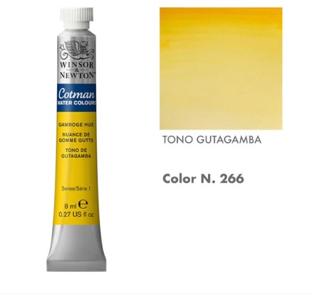 99888-266 WINSOR & NEWTON                                              | ACUARELAS COTMAN 8 ML AMARILLO GUTAGAMBA                                                                                                                                                                                                                  