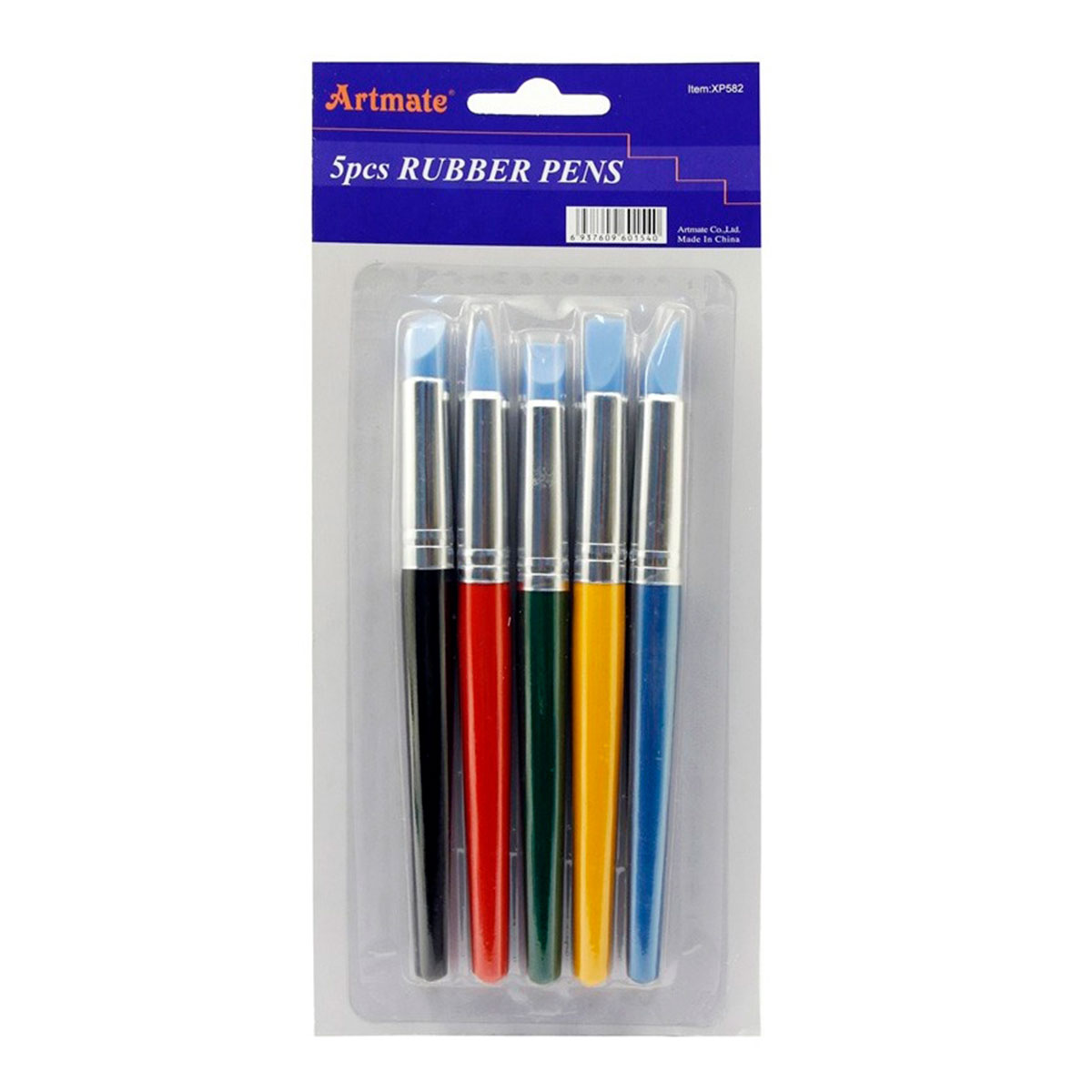 AXP582 ARTMATE                                                      | SET PINCELES CON PUNTA DE GOMA BLISTER POR 5 UNIDADES                                                                                                                                                                                           