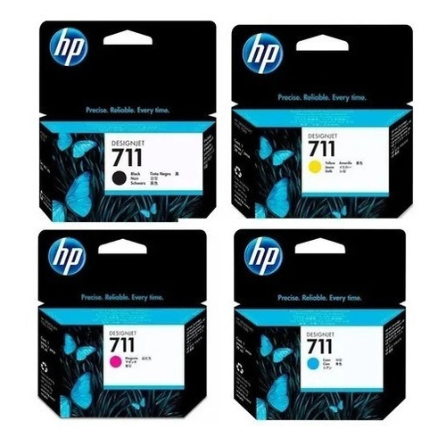 COMBO711 HP                                                           | COMBO CARTUCHOS 711 NEGRO 38ML/CYAN/MAGENTA/AMARILLO                                                                                                                                                                                            