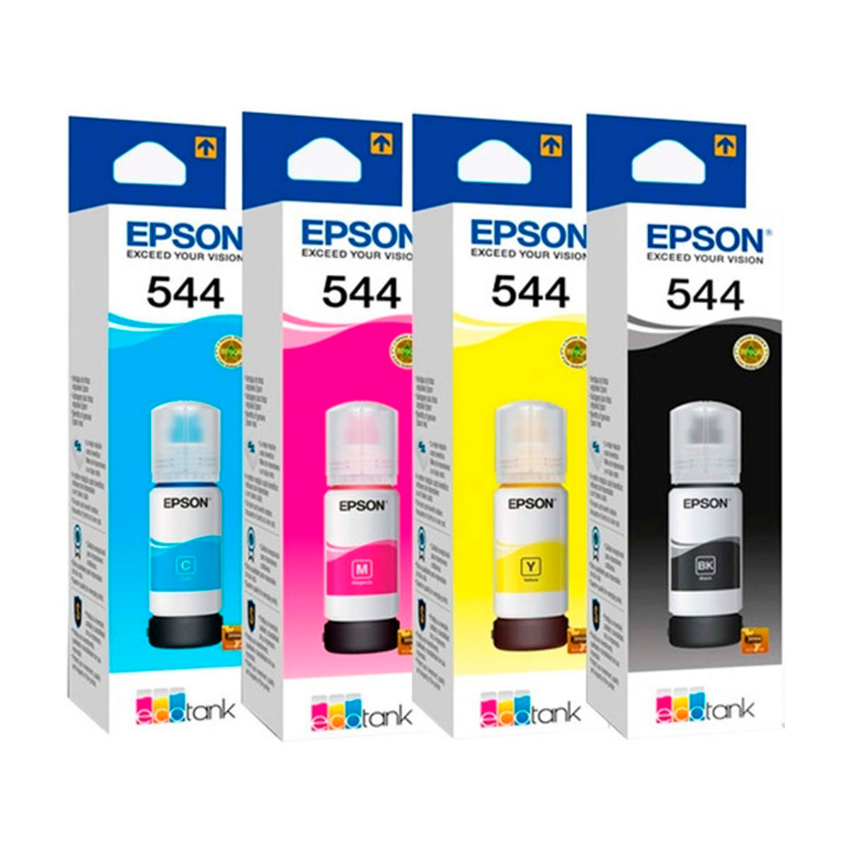 COMBOT544 EPSON                                                        | COMBO BOTELLA TINTA T544 ECOTANK L1110 65ML (NEGRO-CYAN-MAGENTA-AMARILLO)                                                                                                                                                                       