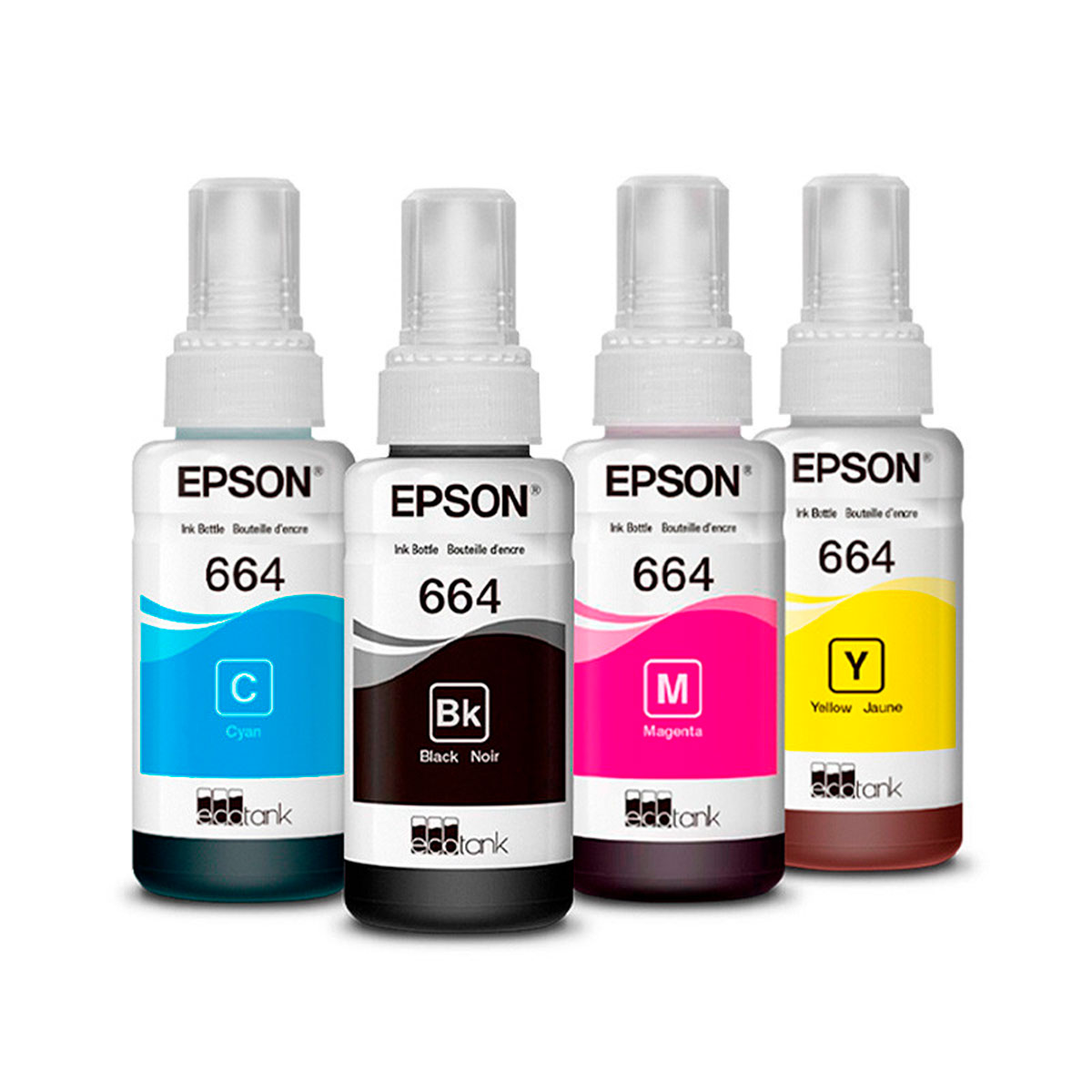 COMBOT664 EPSON                                                        | COMBO BOTELLA TINTA T664 L200 NEGRO/CYAN/MAGENTA/AMARILLO                                                                                                                                                                                       