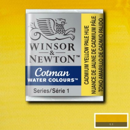 CWC-119 WINSOR & NEWTON                                              | ACUARELA COTMAN EN PASTILLA 1/2 PAN AMARILLO CADMIO CLARO                                                                                                                                                                                                 