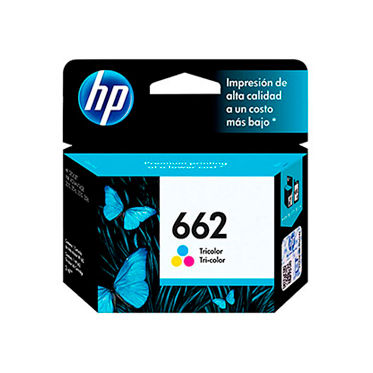 CZ104AL HP                                                           | CARTUCHO 662 CZ104AL TRICOLOR PARA HP ALL-IN-ONE DESKJET INK ADVANTAGE 1515, 2515, 2545, 2645 E-ALL-IN-ONE DESKJET INK ADVANTAGE 3515, 3545, 4645                                                                                               