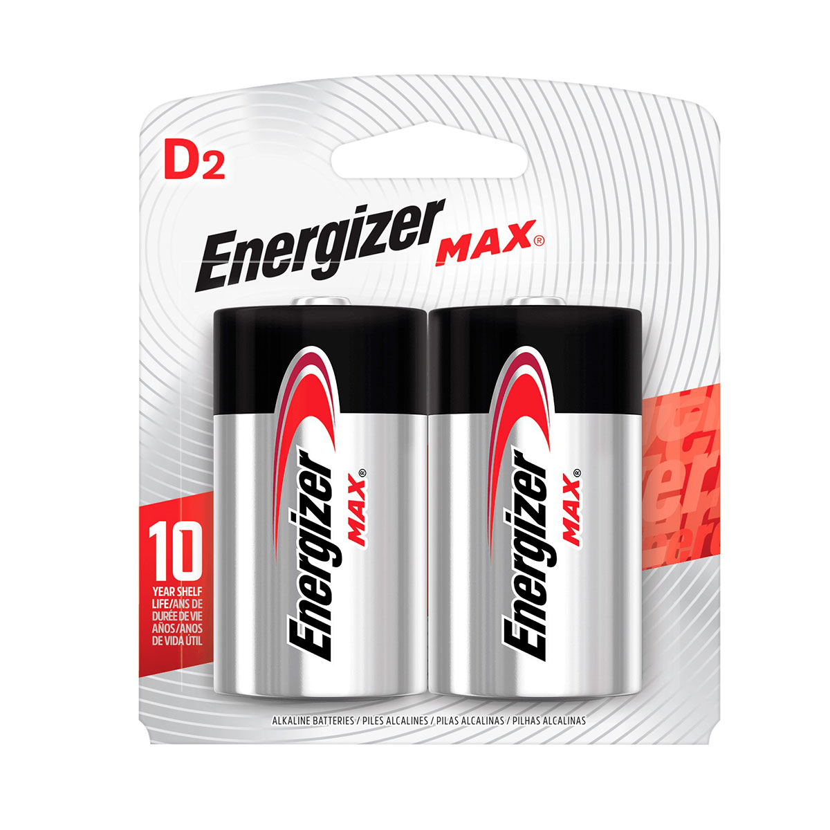 E0622500 ENERGIZER                                                    | PILAS ALCALINAS MAX D E95 BLISTER POR 2 UNIDADES                                                                                                                                                                                                